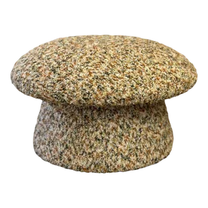 Speckled Tapered Mushroom Ottoman