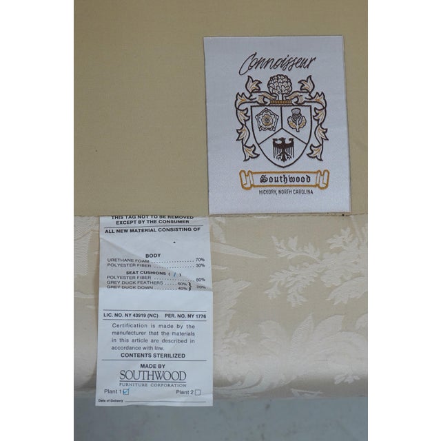 Pair Southwood Ball & Claw Mahogany Wing Chairs For Sale - Image 18 of 18