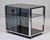 Willy Rizzo Italian Smoked Glass and Chrome Rolling Bar Trolley, Circa 1970s For Sale - Image 9 of 12