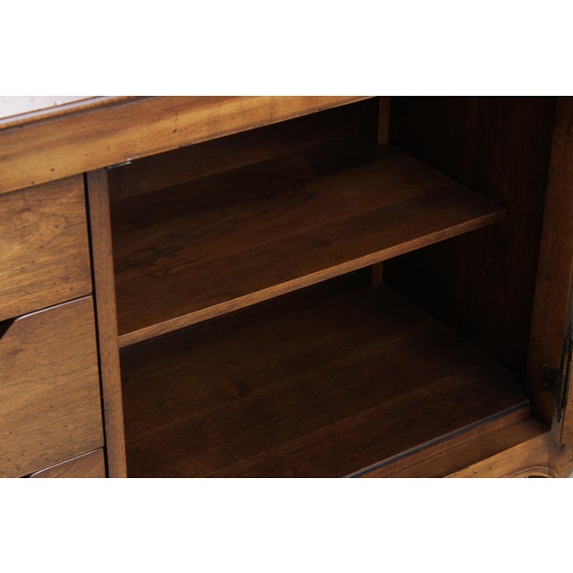 Henredon Large French Style Walnut Secretary Desk For Sale In Philadelphia - Image 6 of 18