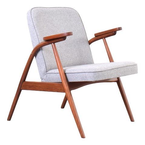 Mid-Century Modern Polish Lounge Chair, 1960s For Sale