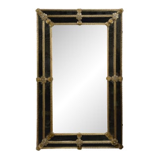 Baroque Style Venetian Mirror For Sale