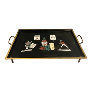 Vintage Johnnie Walker Nashco Products Music Bar Tray