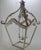 White French White Cast Iron Lantern Chandelier For Sale - Image 8 of 11