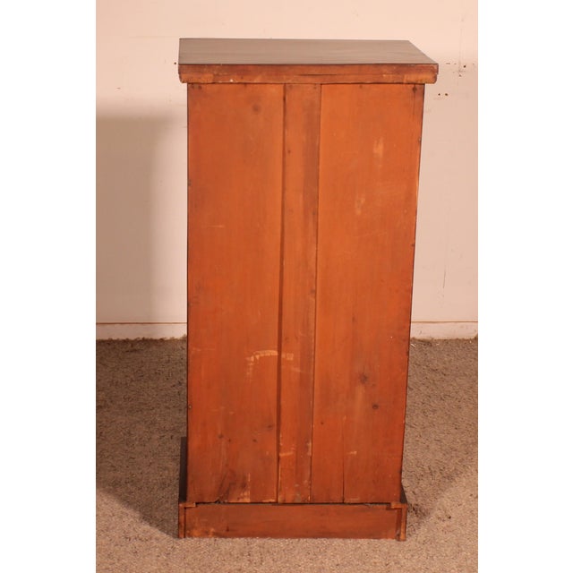 Tan 19th Century Walnut Wellington Chest of Drawers For Sale - Image 8 of 13