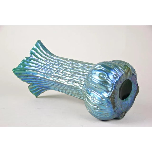 Art Nouveau Iriscident Glass Vase from Loetz Witwe, Bohemia, 1900s For Sale - Image 10 of 12