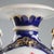 Cobalt Blue Porcelain Vases, Set of 2 For Sale - Image 4 of 11
