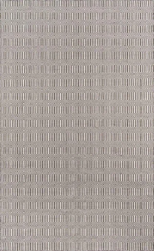 Erin Gates Newton Holden Brown Hand Woven Recycled Plastic Area Rug 2' X 3'
