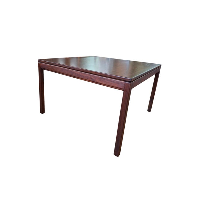 Mid-Century Modern Mid-Century Jens Risom Walnut Coffee Table For Sale - Image 3 of 9