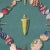 Schumacher Schumacher Grotto Treillage Wallpaper, Multi on Teal For Sale - Image 4 of 6