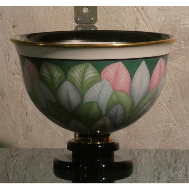 Centerpiece Vase by Manifattura Artistica Le Porcellane, Florence, Italy, 1970s For Sale - Image 10 of 10