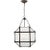 Suzanne Kasler for Visual Comfort Signature Morris Small Lantern in Antique Zinc with Frosted Glass For Sale