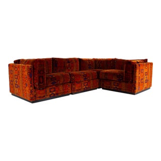 Jack Lenor Larsen for Directional Mid Century Sectional Sofa For Sale