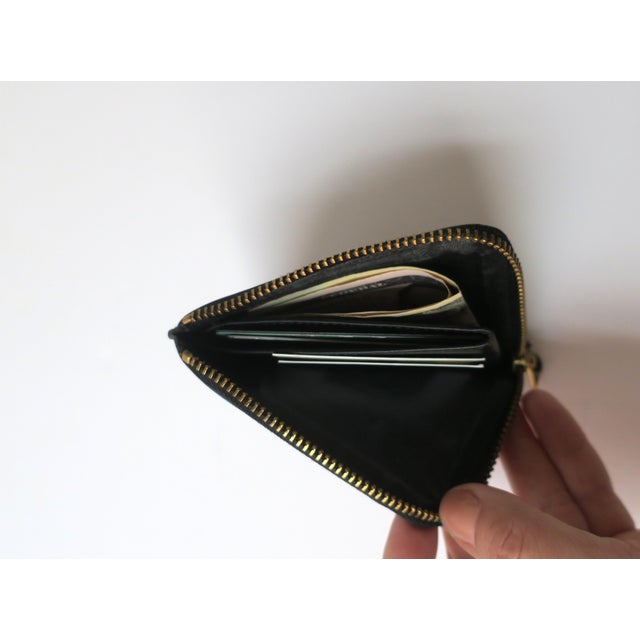 Late 20th Century Late 20th Century Comme Des Garcons Black and White Leather Wallet For Sale - Image 5 of 10