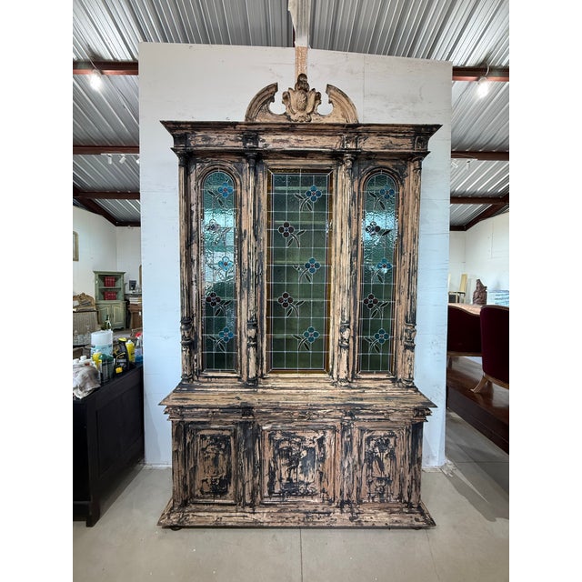 Gothic Large 18th Century French 6-Door Bookcases For Sale - Image 3 of 12
