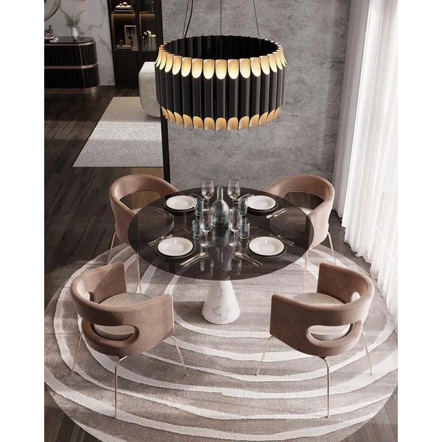 Black Galliano Round Suspension by Delightfull For Sale - Image 8 of 9