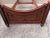 Vintage Twin Headboard Footboard Rails Dark Wood Tone For Sale - Image 4 of 6