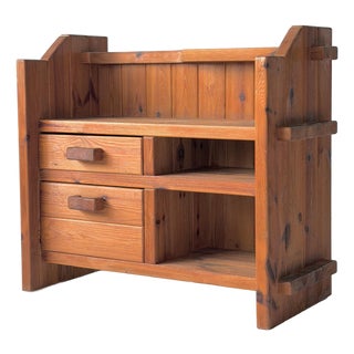 1970s Christian IV Danish Pine Shelf by Hans Frydendal For Sale