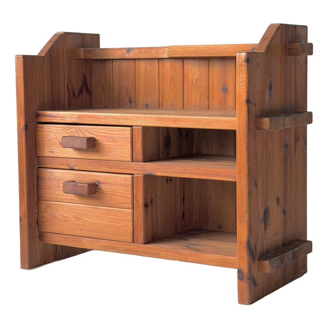 1970s Christian IV Danish Pine Shelf by Hans Frydendal For Sale
