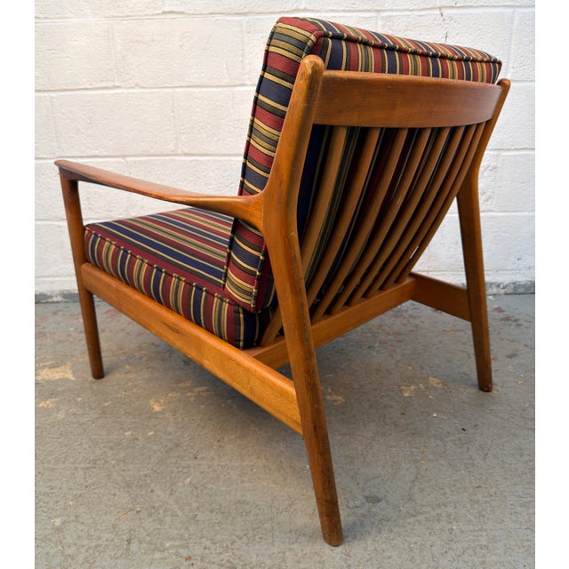 Mid-Century Modern Teak Scandinavian Armchair For Sale - Image 12 of 13