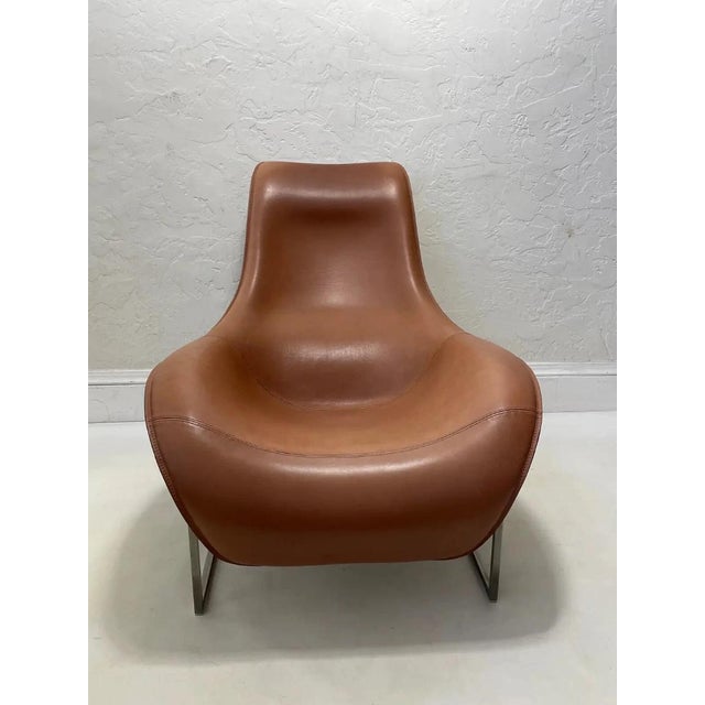 Leather Mart Chair by B&b Italia For Sale In San Francisco - Image 6 of 9