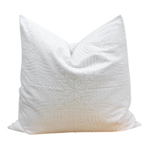 Shell Light Large Applique Pillow Cover