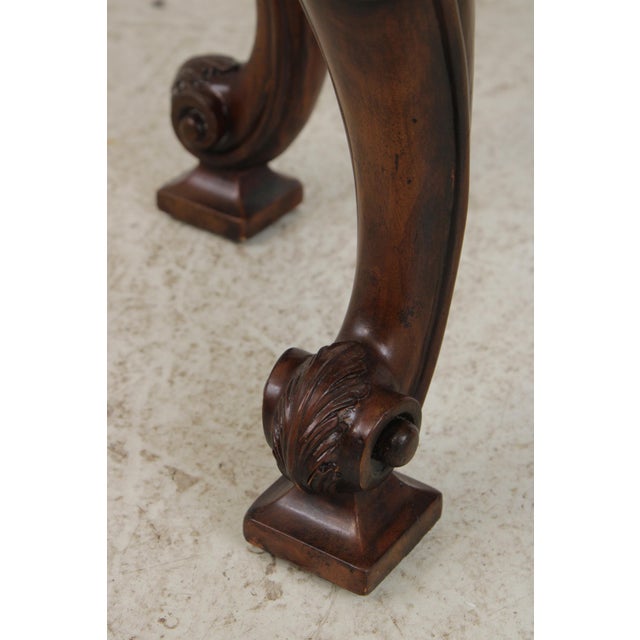 Maitland Smith Mahogany Lidded Wine Cooler For Sale - Image 10 of 16