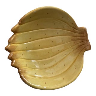 Vintage Mid-Century Modern Fitz and Floyd Carioca Banana Earster Serving Platter Bowl For Sale