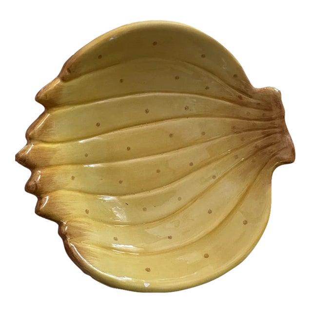 Vintage Mid-Century Modern Fitz and Floyd Carioca Banana Earster Serving Platter Bowl For Sale