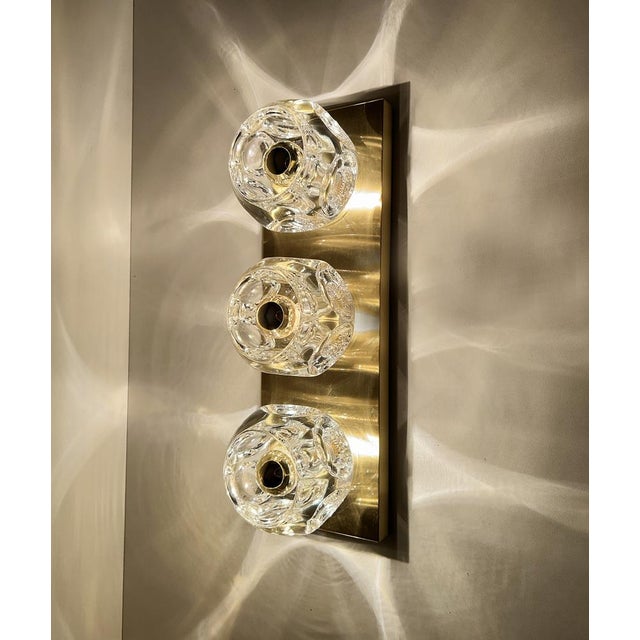 Large Glass Sconces from Peill & Putzler, 1970s, Set of 2 For Sale - Image 13 of 18