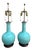 Christopher Spitzmiller Turquoise Gourd Lamps - a Pair For Sale