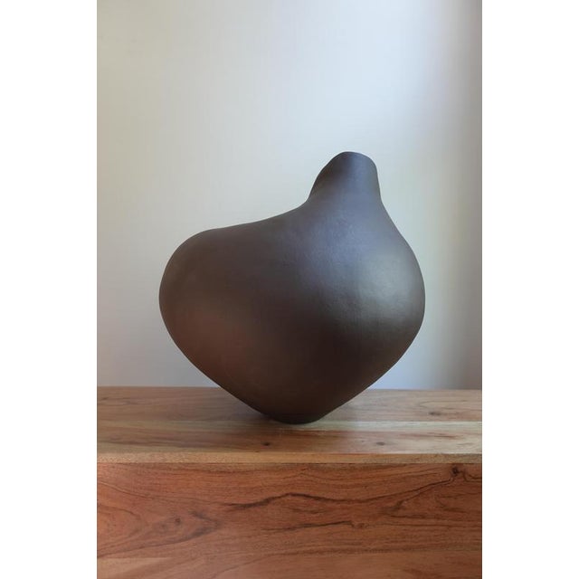 Black Blossom VI Sculptural Ceramic Vase by Audrey Vo Van For Sale - Image 8 of 14