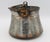 Dated 1894 Armenian tinned copper cooking or yogurt pot. Decorated with concentric incised bands, one with an inscription...
