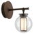 Neri and Hu Bai a Di Di Bronze-Transparent Glass Wall Lamp for Parachilna For Sale - Image 9 of 9