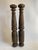 Tribal Pair of Carved Wood Columns For Sale - Image 3 of 11