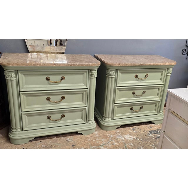 Vintage Bedside Chests by Stanley a Pair For Sale - Image 12 of 12