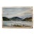 Henry Emil Salloch Original Watercolor on Paper Coastal Bay, 1944. For Sale