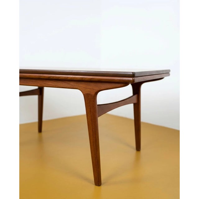 1950s Rectangular Extendable Danish Teak Table by Johannes Andersen, 1960s For Sale - Image 5 of 7