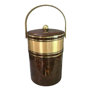 Vintage Large George Briard Ice Bucket, Made in the Usa
