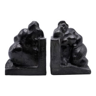 Rubenesque Women Bookends - a Pair For Sale