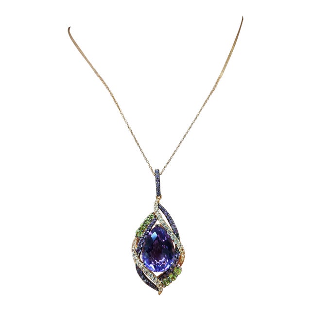 Le Vian Crazy Collection Multi-Stone Pendant For Sale