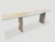 Andrianna Shamaris Live Edge Bleached Teak Wood Console Table For Sale - Image 10 of 18