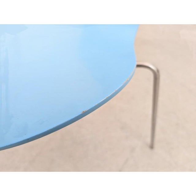 Light Blue Series 7 3107 Chair by Arne Jacobsen for Fritz Hansen For Sale - Image 11 of 12
