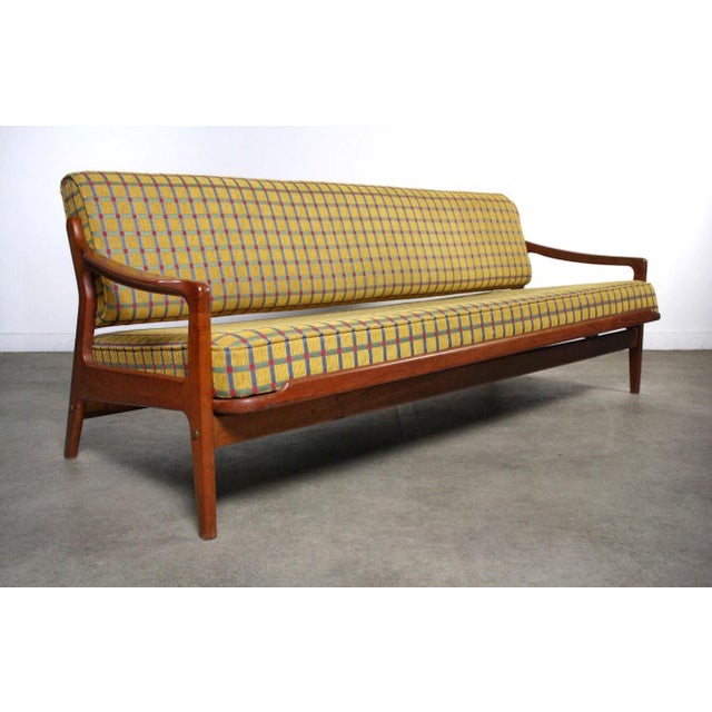 About this Danish Modern Daybed by Arne Wahl Iversen This is a super rare and exquisite daybed by Arne Wahl Iversen....