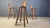 Vintage Brutalist Bar Stools, 1960s, Set of 3 For Sale - Image 3 of 12