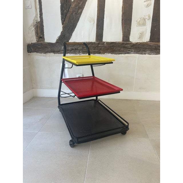 Mid-Century Modern Service Tray by Mathieu Matégot, 1952 For Sale - Image 3 of 18