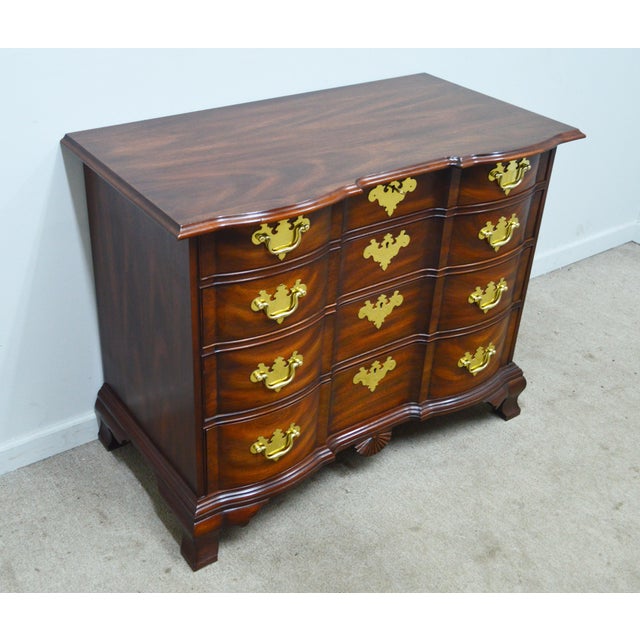 Chest of Drawers by Henkel Harris. Store item #547. It features four dovetailed drawers and brass hardware.
