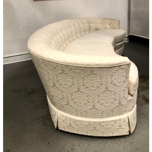 Henredon White Damask Sofa Dorothy Draper Chairish