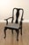 Century Furniture Ebonized Set of Six Queen Anne Style Dining Chairs For Sale - Image 9 of 18