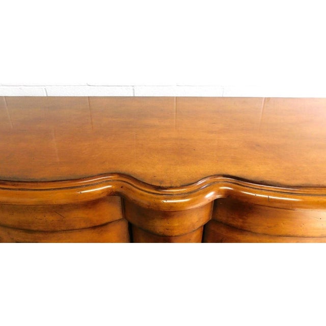Late 20th Century Furniture Traditional 8-Drawer Fruitwood Dresser/Chest of Drawers For Sale - Image 15 of 17